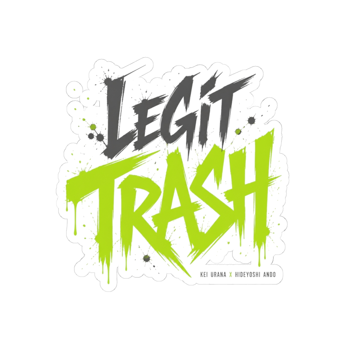 Gachiakuta "Legit Trash" Sticker - alternate angle 2, merchandise