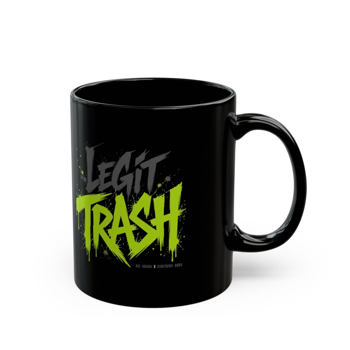 Gachiakuta "Legit Trash" Black Mug