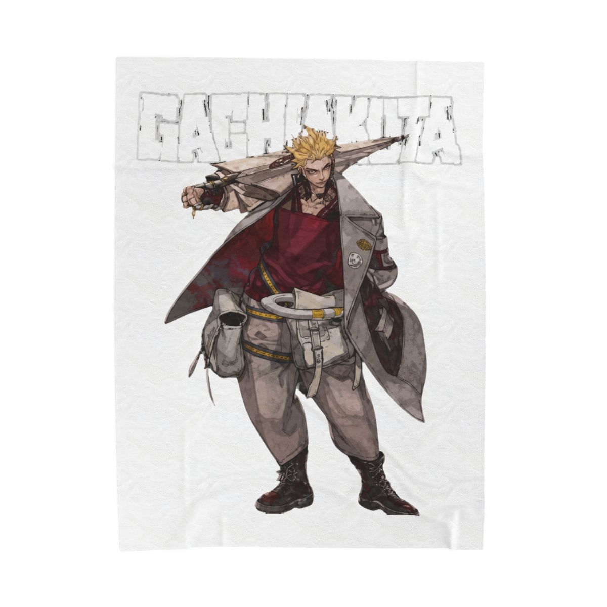 Gachiakuta Enjin Blanket - alternate angle 2, merchandise