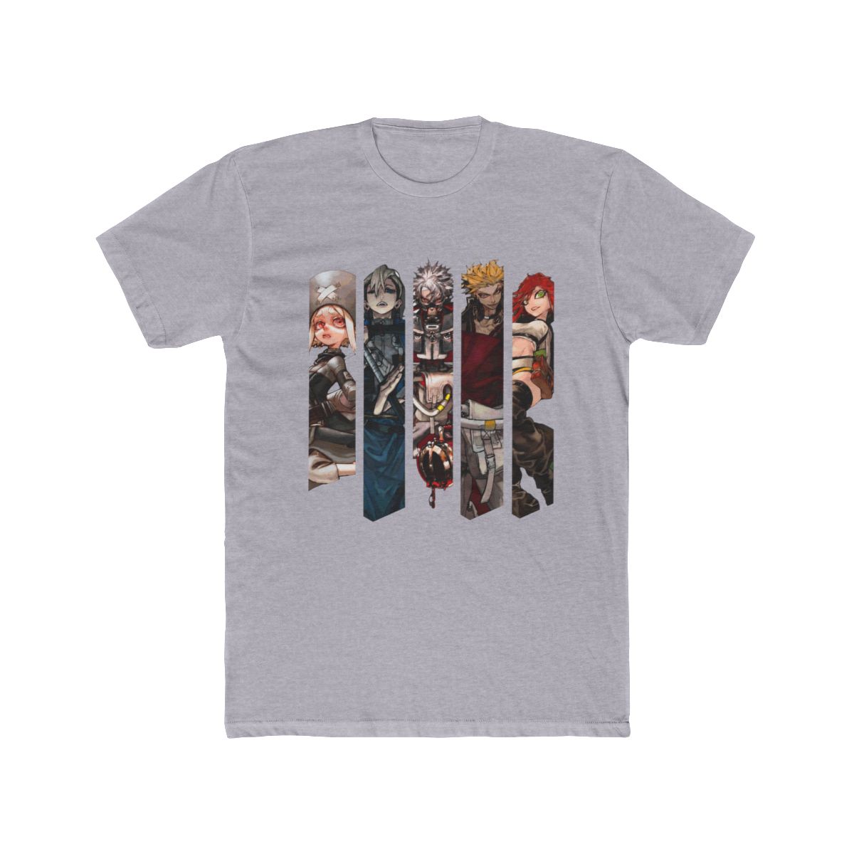 gachiakuta cleaners: Rudo Surebrec,Enjin,Zanka Nijiku,Riyo Reaper and Eishia Stilza T Shirt - alternate angle 3, merchandise