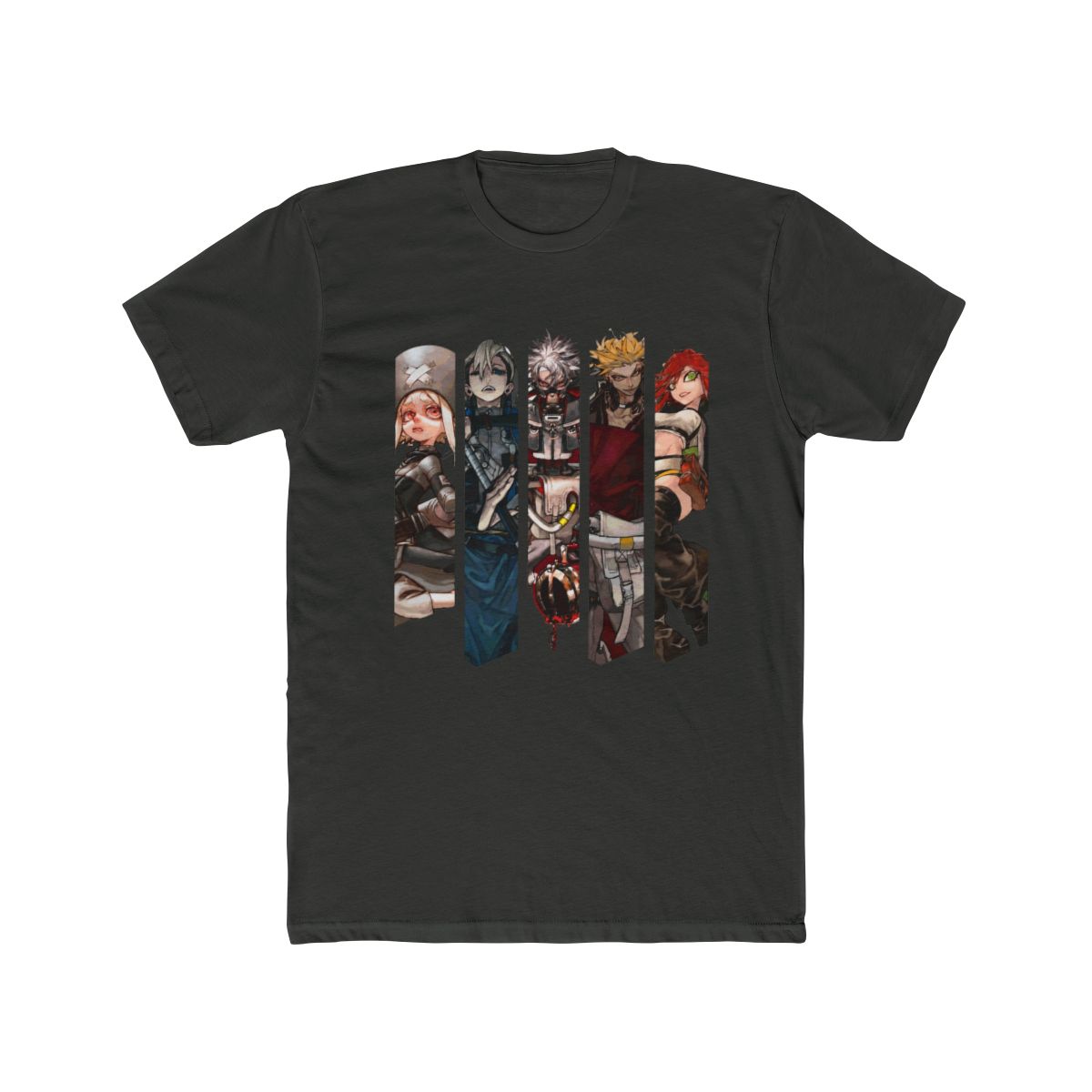gachiakuta cleaners: Rudo Surebrec,Enjin,Zanka Nijiku,Riyo Reaper and Eishia Stilza T Shirt - alternate angle 5, merchandise