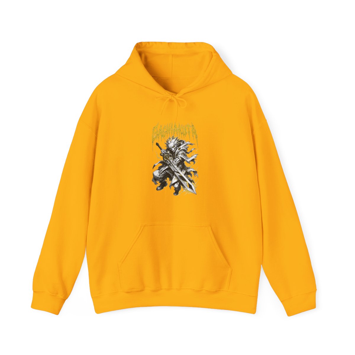 Rudo Hoodie Gachiakuta Skeletal Yellow Art - Official Hoodies merchandise